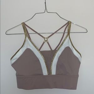 New balance cropped sports bra